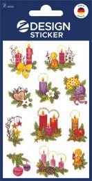 Matrica, papír, 2 ív, 76x120 mm, AVERY ZWECKFORM, "Z-Design No.4050", díszes fenyőágak