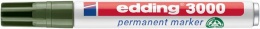 Alkoholos marker, 1,5-3 mm, kúpos, EDDING "3000", olívazöld