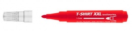 Textilmarker, 1-3 mm, kúpos, ICO "XXL T-Shirt", piros