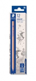Grafitceruza, 2B, hatszögletű, STAEDTLER "Noris® natural 130 60N"